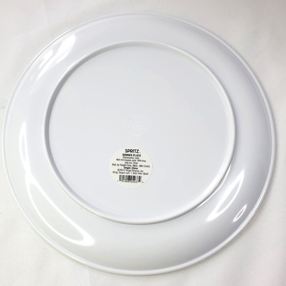 Easter-Themed Bunny Melamine Dinner Plates 10" Set Of 3 By Spritz - Picture 10 of 12